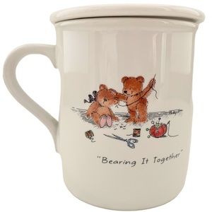 Tasse à Thé Hallmark Décorée Animaux Fantaisie Tea Party - Céramique, Multi-couleur, Occasion, Japon